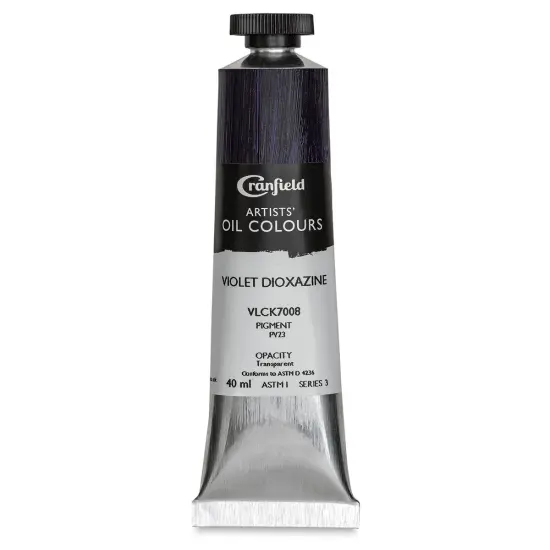 Cranfield Artists' Oils - Violet Dioxazine, 40 ml, Tube {1}