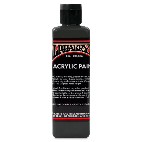 Alpha6 Alphakrylic Acrylic Paint - Medium Grey, 8 oz {1}