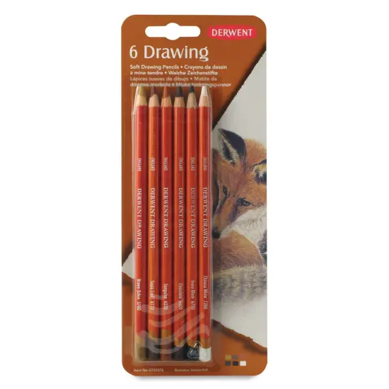 Derwent Drawing Pencils - Set of 6 {1}