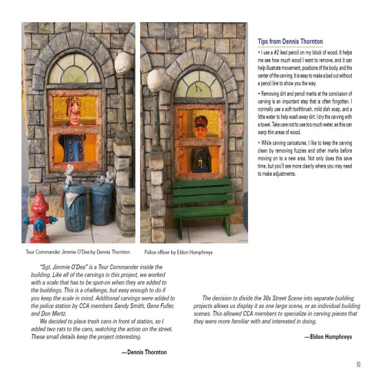 Carving a 1930s Street Scene {3}