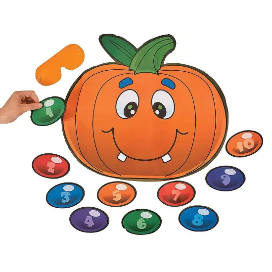 Fun Express Halloween Game Pin The Nose On The Pumpkin (up to 10 Players) {1}