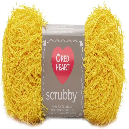 Red Heart Scrubby Yarn {2}