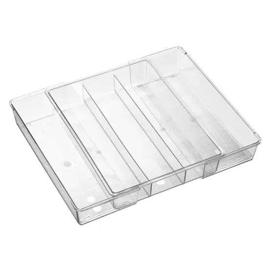 mDesign Plastic Adjustable/Expandable Drawer Storage Organizer {3}