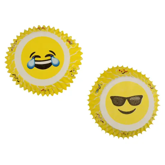 Emoticon Liners Party Cupcake Holders - Emoticon Birthday Party Favor (40 Pieces) {2}