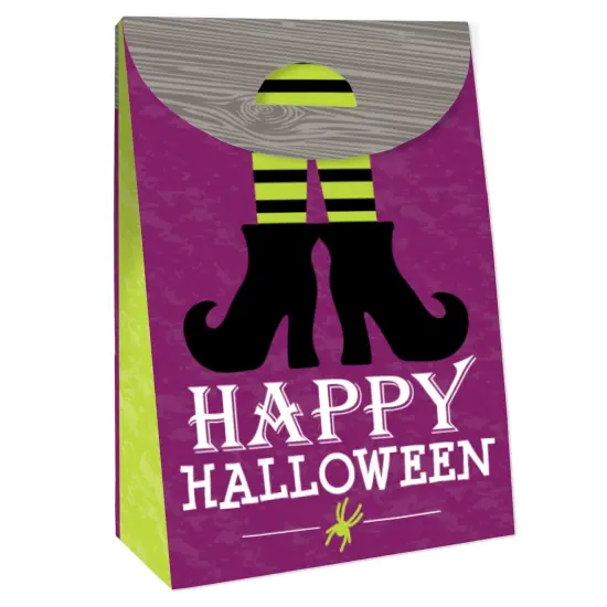 Big Dot of Happiness Happy Halloween - Witch Gift Favor Bags - Party Goodie Boxes - Set of 12 {4}