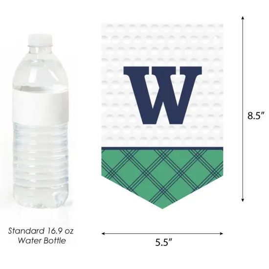 Big Dot of Happiness Par-Tee Time - Golf - Baby Shower Bunting Banner - Golf Party Decorations - Welcome Baby {4}