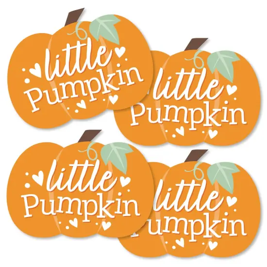 Big Dot of Happiness Little Pumpkin - Decorations DIY Fall Birthday Party or Baby Shower Essentials - Set of 20 {3}