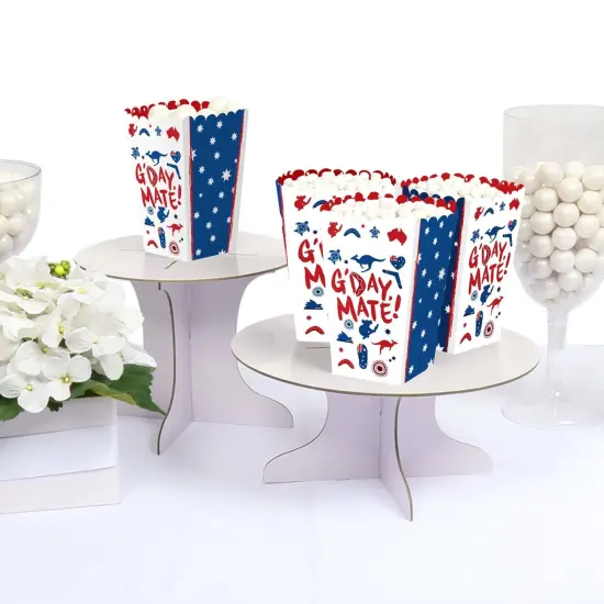 Big Dot of Happiness Australia Day - G'Day Mate Aussie Party Favor Popcorn Treat Boxes - Set of 12 {4}