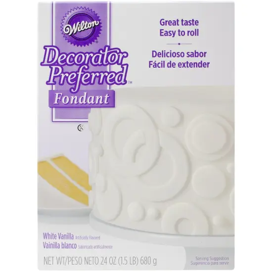 Wilton Decorator Preferred Fondant 23.9oz-White {1}