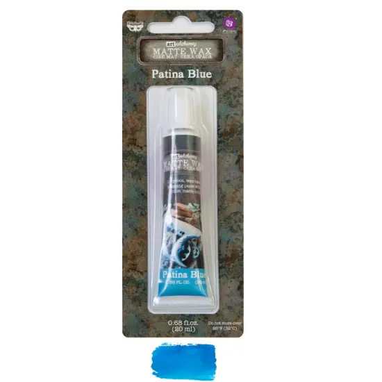 Prima Marketing Inc Finnabair Wax Paste - Patina Blue - 0.68 Fl Oz (20 Ml) 655350967871 {1}