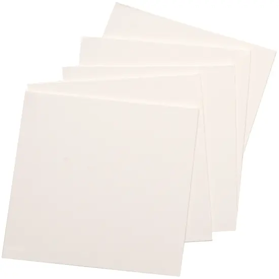 American Crafts Art Supply Basics Panel Pack Canvas 5/Pkg-8"X8" {3}