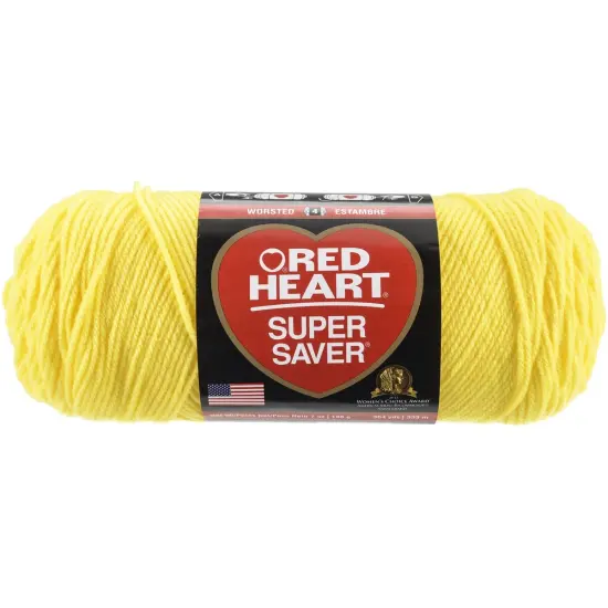 Multipack of 6 - Red Heart Super Saver Yarn-Bright Yellow {2}