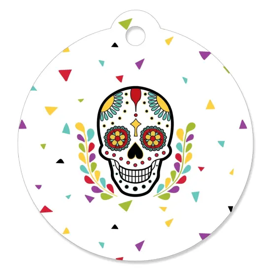Big Dot of Happiness Day of the Dead - Sugar Skull Party Gift Tags (Set of 20) {1}