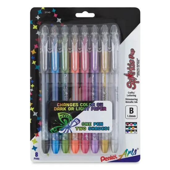 Pentel Sparkle Pop Pens - Set of 8 {1}