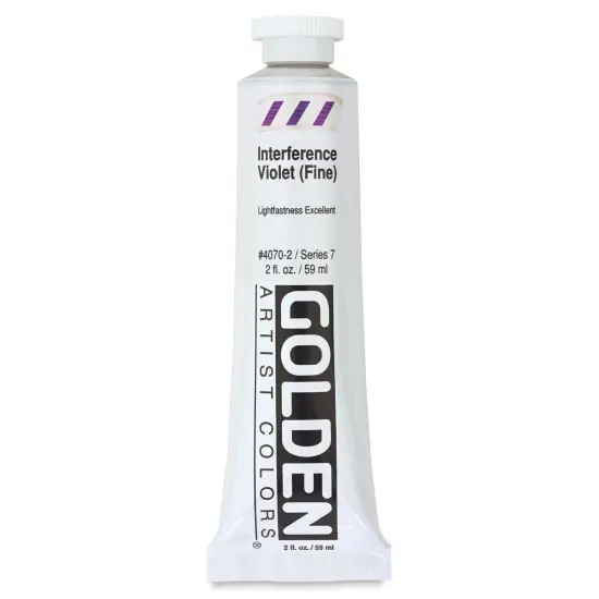 Golden Heavy Body Artist Acrylics - Interference Violet (Fine), 2 oz Tube {1}