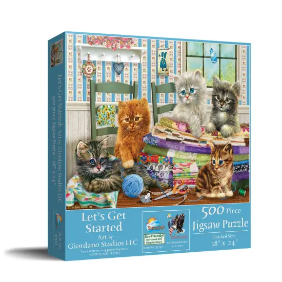 Sunsout Let's Get Started 500 pc Jigsaw Puzzle 37152 {3}