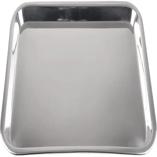 Stainless Steel Cookie Sheet Pan Serving Tray 6.75 x 12.125 in {4}
