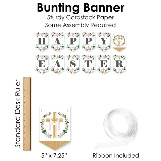 Big Dot of Happiness Religious Easter - DIY Christian Holiday Party Signs - Snack Bar Decorations Kit - 50 Pieces {7}