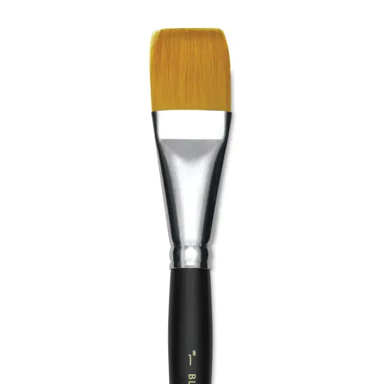 Blick Masterstroke Golden Taklon Brush - Flat, Short Handle, Size 1" {1}