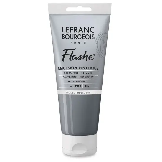 Lefranc & Bourgeois Flashe Vinyl Paint - Iridescent Nickel, 80 ml {1}