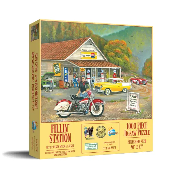 Sunsout Fillin' Station 1000 pc Jigsaw Puzzle 22170 {3}