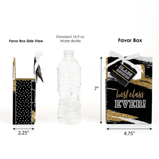 Big Dot of Happiness Reunited - School Class Reunion Party Favor Boxes - Set of 12 {3}