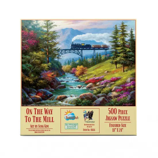 Sunsout On the Way to the Mill 500 pc Jigsaw Puzzle 41616 {4}