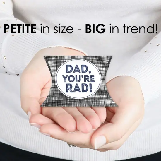 Big Dot of Happiness My Dad is Rad - Favor Gift Boxes - Father's Day Party Petite Pillow Boxes - Set of 20 {4}