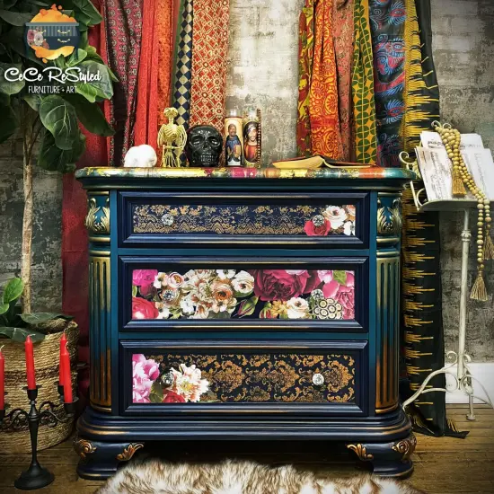 Redesign Decor Clear-Cling Stamps - Imperial Crackle 12"x12" {3}