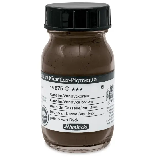Schmincke Pigment - Vandyke Brown, 100 ml Jar {1}