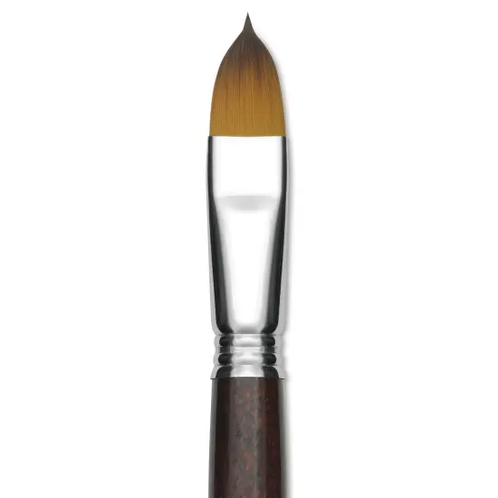 Escoda Prado Tame Synthetic Brush - Filbert, Short Handle, Size 18 {1}