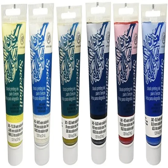 Speedball Block Ink Set 6/Pkg-Starter Set {2}