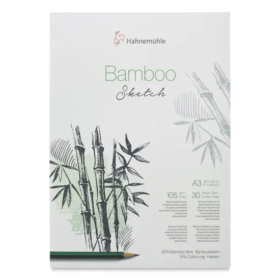 Hahnem&uuml;hle Bamboo Sketch Pad - 11.7" x 16.5", 30 Sheets {1}