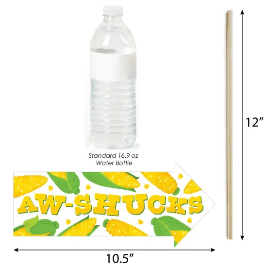 Big Dot of Happiness Funny It's Corn - Fall Harvest Party Photo Booth Props Kit - 10 Piece {4}