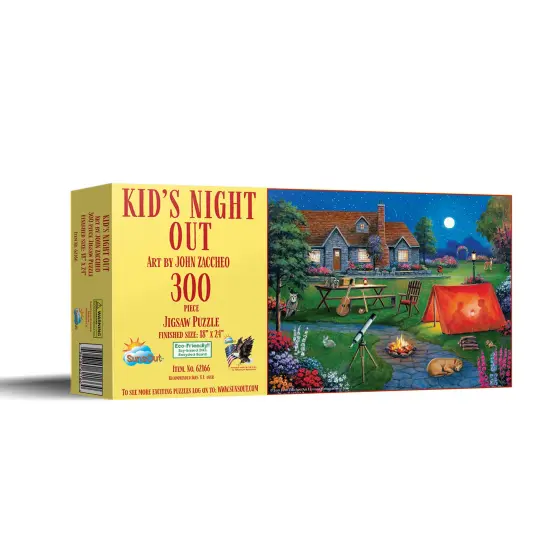 Sunsout Kids Night Out 300 pc Jigsaw Puzzle 62166 {3}