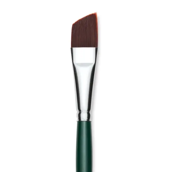 Silver Brush Ruby Satin Synthetic Brush - Angular, Size 5/8", Short Handle {1}
