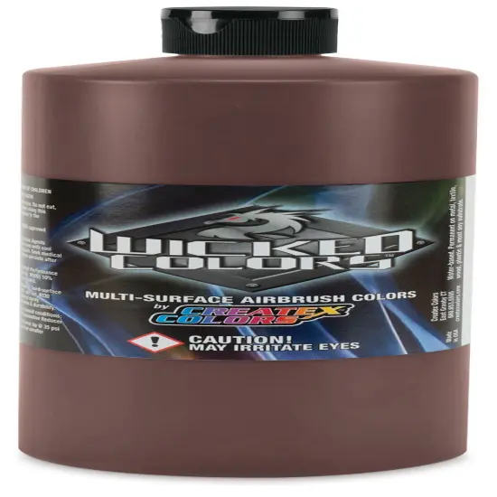 Createx Wicked Colors Airbrush Color - 32 oz, Detail Burnt Umber {1}
