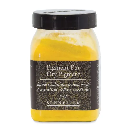 Sennelier Dry Pigment - Cadmium Yellow Medium, 150 g jar {2}
