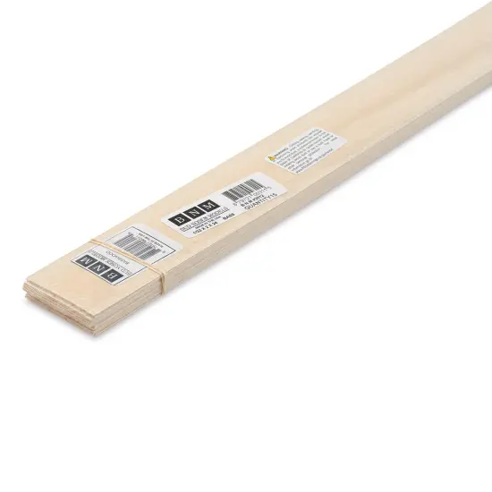 Bud Nosen Basswood Sheets - 1/32" x 2" x 24", 15 Sheets {1}
