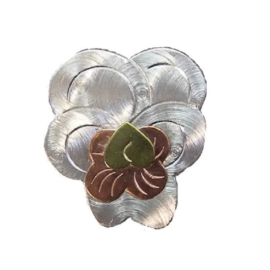 Puffin & Company Needle Nanny/Brooch - Pansy Multicolor {1}