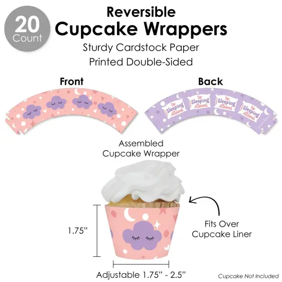 Big Dot of Happiness Pajama Slumber Party - Girls Sleepover Birthday Party Favors and Cupcake Kit - Fabulous Favor Party Pack - 100 Pieces {6}