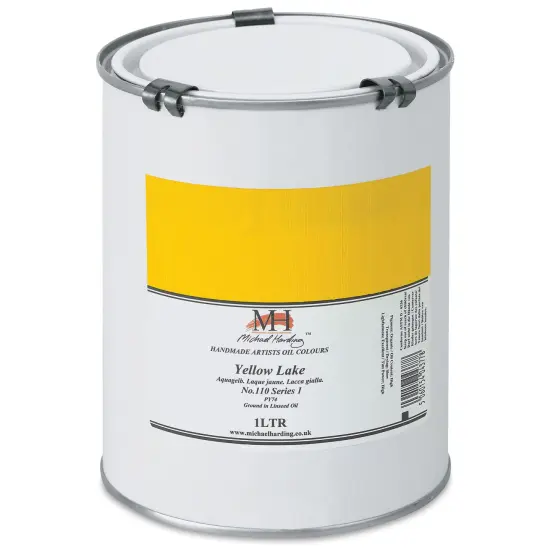 Michael Harding Artists Oil Color - Yellow Lake, 1 Liter {1}
