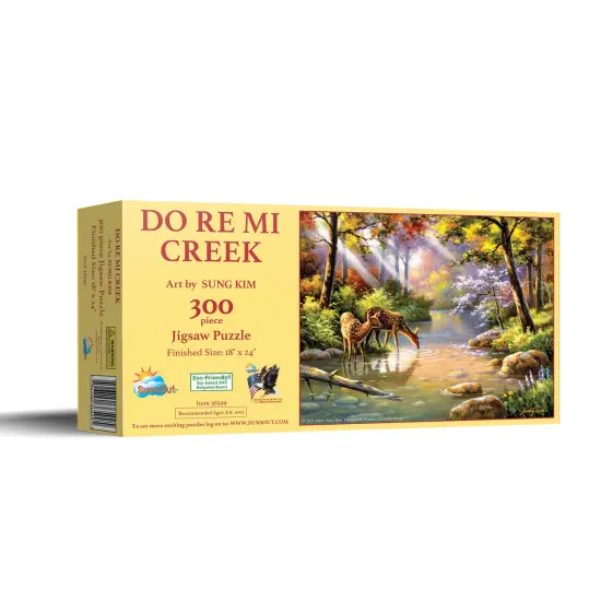 Sunsout Doe Re Me Creek 300 pc Jigsaw Puzzle 36599 {3}