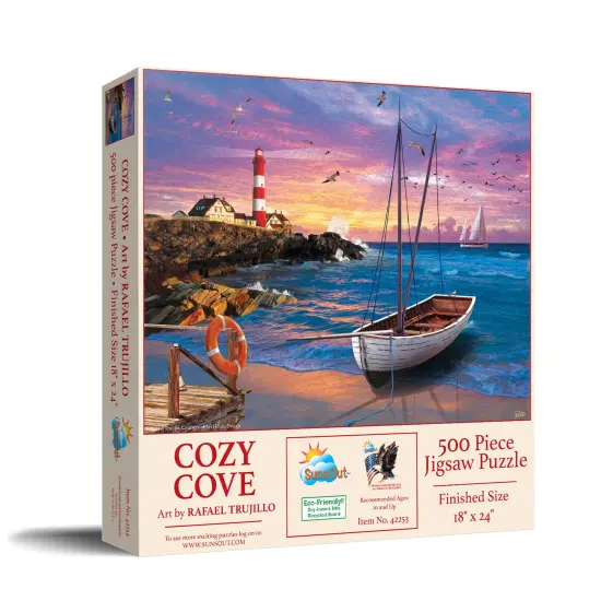 Sunsout Cozy Cove 500 pc Jigsaw Puzzle 42253 {3}