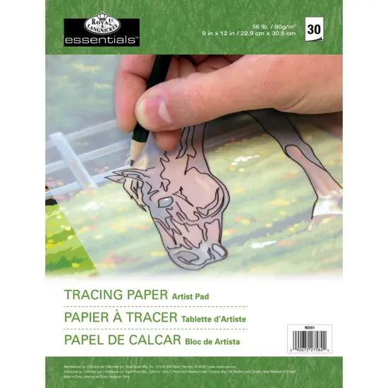 Royal Langnickel essentials(TM) Tracing Artist Paper Pad-9"X12", 30 Sheets {1}