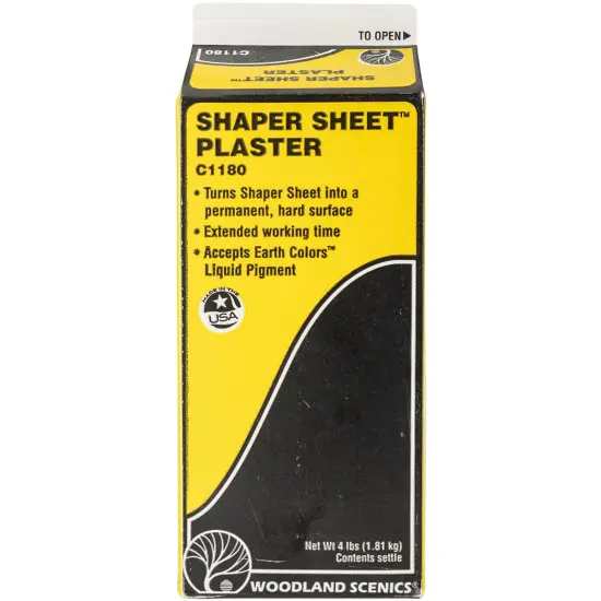 Woodland Scenics Shaper Sheet Plaster-4lb {1}