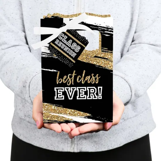 Big Dot of Happiness Reunited - School Class Reunion Party Favor Boxes - Set of 12 {6}