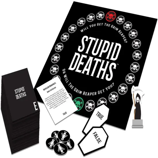 University Games Stupid Deaths Board Game {4}