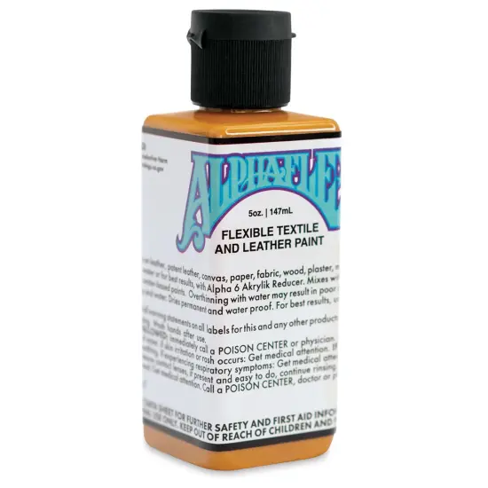 Alpha6 AlphaFlex Textile and Leather Paint - Caramel, 147 ml, Bottle {1}