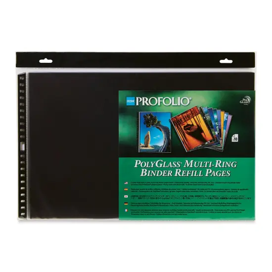 Itoya PolyGlass Refill Page Pack - 17" x 11", Landscape, Pkg of 10 {1}